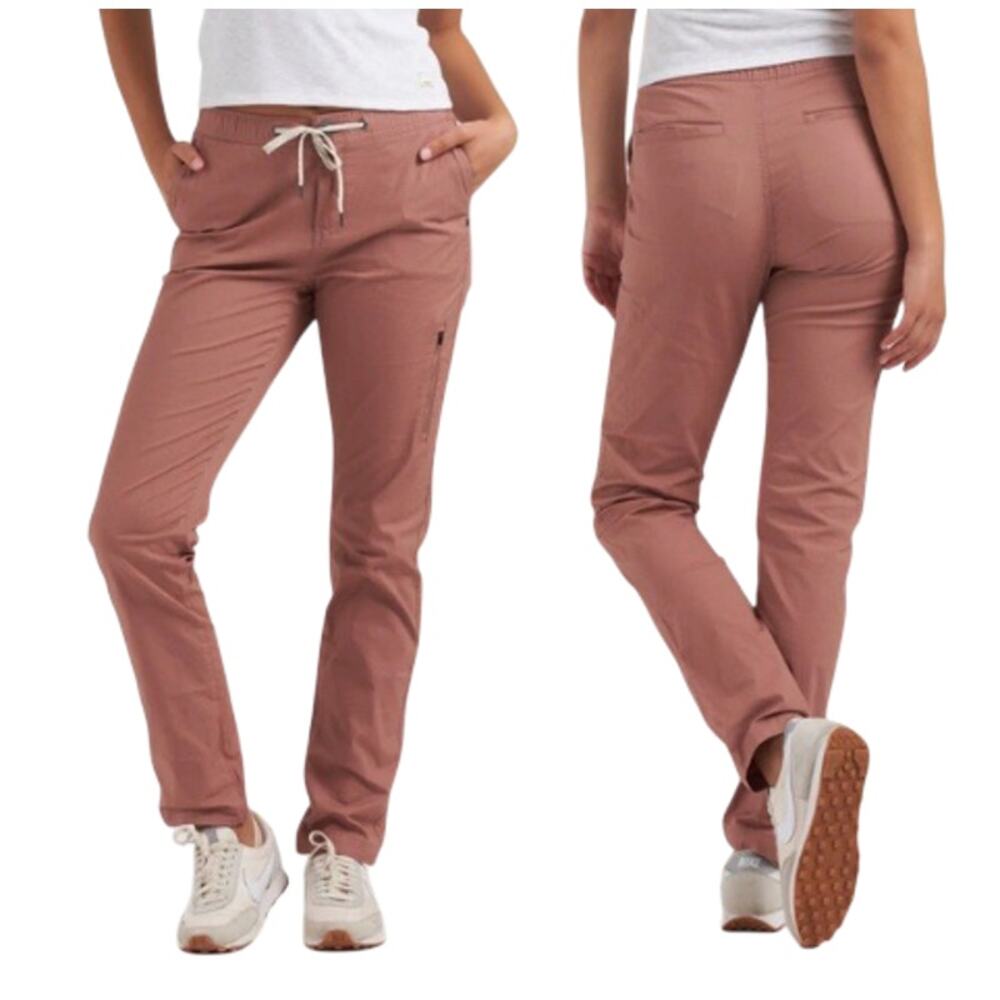 VUORI Ripstop Terracotta Pant Women XL Activewear Hiking Travel City Outdoor - Picture 2 of 15